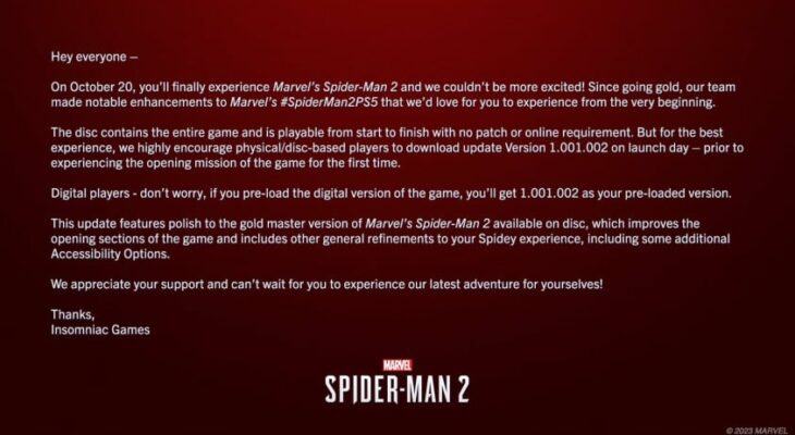 На релизе в Marvel’s Spider-Man 2 не будет «Новой игры +» | StopGame