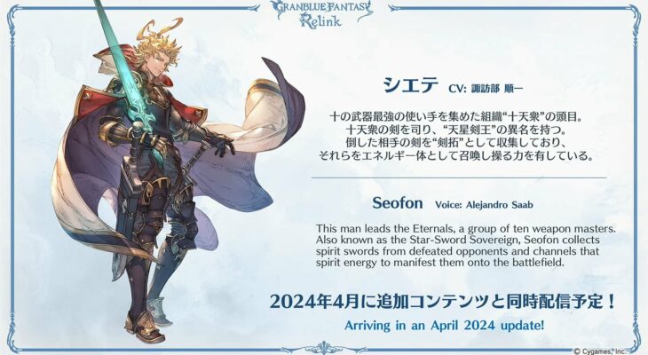 В Granblue Fantasy: Relink появятся два новых персонажа после выхода игры