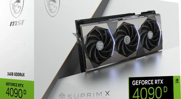 Компания Nvidia анонсировала видеокарту GeForce RTX 4090 D