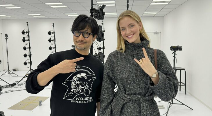 Актриса Лола Корфиксен побывала в гостях у Kojima Productions